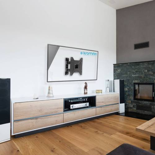 Наклонно-поворотный кронштейн Kromax DIX-22 black — Диагональ экрана: 15–48″ — Onbir.kg Бишкек, Кыргызстан