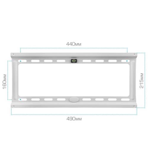Настенный наклонный кронштейн Kromax IDEAL-4W new white — Цвет: White — Onbir.kg Бишкек, Кыргызстан