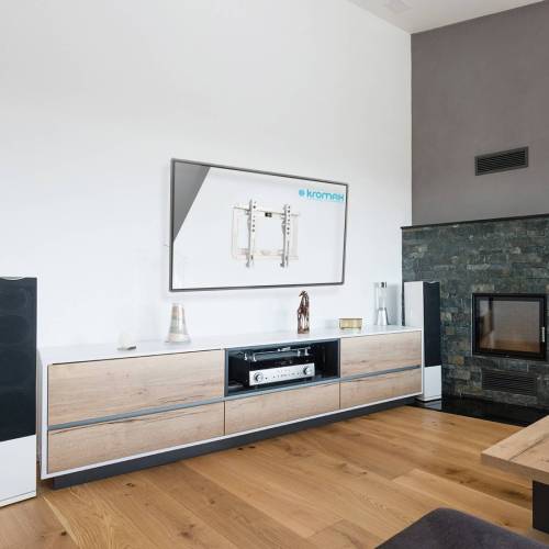 Настенный фиксированный кронштейн Kromax IDEAL-5W white — Диагональ экрана: 15–47″ — Onbir.kg Бишкек, Кыргызстан