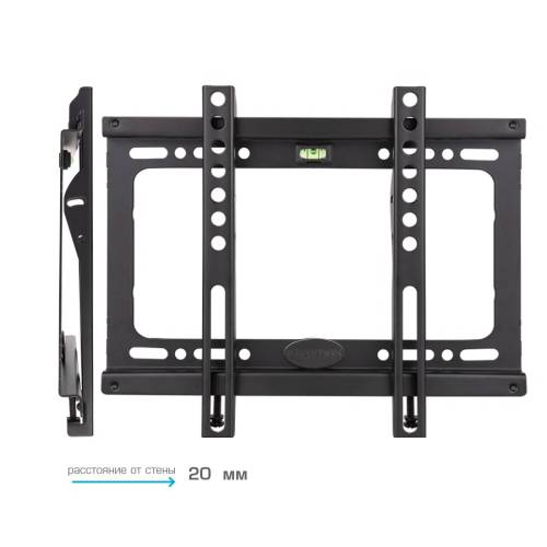 Настенный фиксированный кронштейн Kromax IDEAL-5 black — Максимальная нагрузка: 35 кг — Onbir.kg Бишкек, Кыргызстан