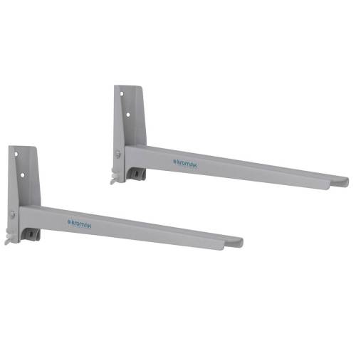 Настенный фиксированный кронштейн Kromax MICRO-4 Silver — Бренд: KROMAX — Onbir.kg Бишкек, Кыргызстан