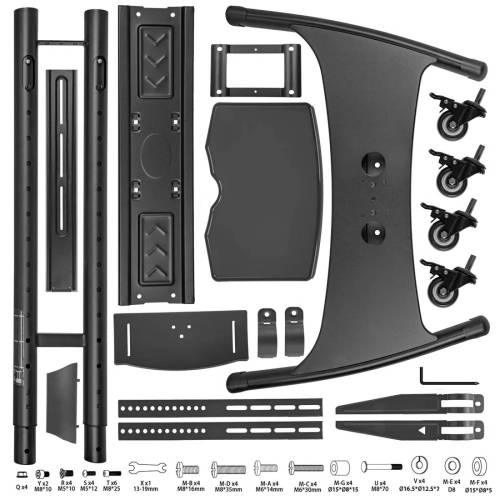 Напольная стойка Kromax OMEGA-17 Black — Тип установки: мобильная, напольная — Onbir.kg Бишкек, Кыргызстан