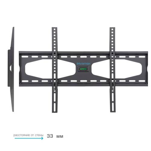 Настенный фиксированный кронштейн Kromax STAR-11 Grey — Тип установки: настенный — Onbir.kg Бишкек, Кыргызстан