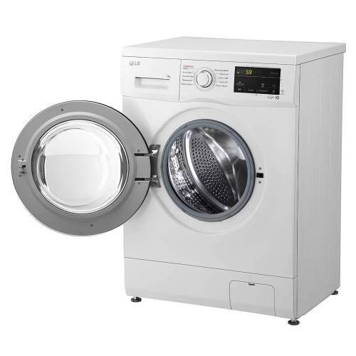 Инверторная стиральная машина LG F2J3HS8W, 7 кг, мотор с прямым приводом, функция пара, белый цвет, купить в Бишкеке