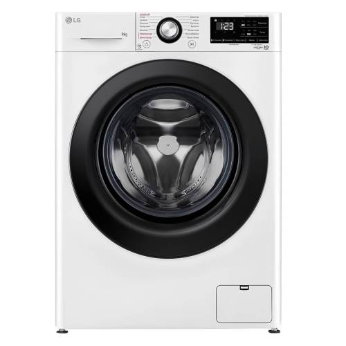 LG F2V3FS6W: стиральная машина, 9 кг, с функцией пара, AIDD™, и добавлением белья. Купить в Бишкеке с доставкой по всей стране