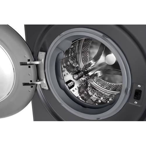Стиральная машина LG F2V3PS6J — черный полуматовый цвет, 8 кг, AI DD™, функция пара. Быстрая доставка по Кыргызстану