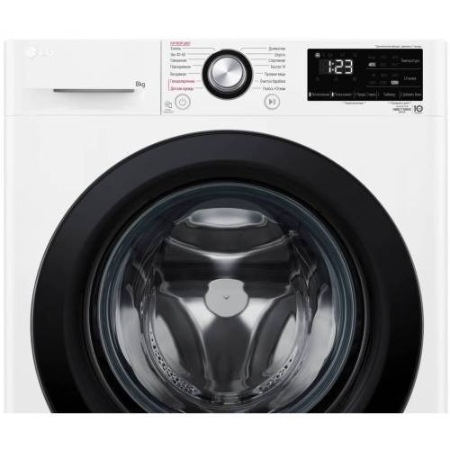Стиральная машина LG F2V3PS6W — 8 кг, AI DD™, паровая обработка Steam, инверторный мотор. Купить с доставкой в Бишкеке