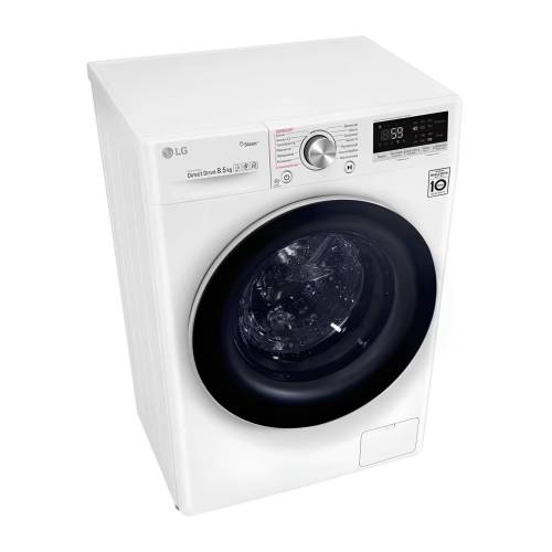 Стиральная машина LG F2V7GW1W — 8.5 кг, Wi-Fi, технология AI DD, управление через телефон, купить с доставкой по Кыргызстану