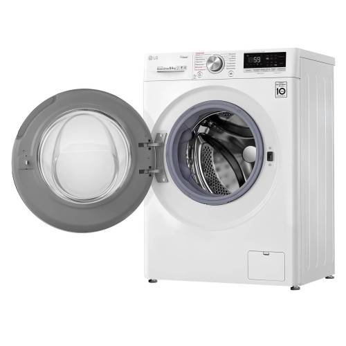 Стиральная машина LG F2V7GW1W — с технологией AI DD, управление через ThinQ, функция пара, 8.5 кг. Доставка по городу