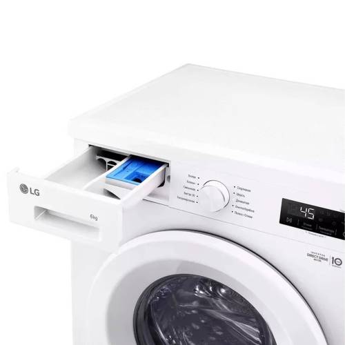 Стиральная машина LG F2Y1NS3W 6 кг с открытой дверцей купить в Бишкеке ONBIR.KG