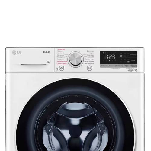 Стиральная машина LG F4V5VS0W — загрузка 9 кг, паровая стирка Steam™, инверторный мотор и Wi-Fi, заказать онлайн в Бишкеке