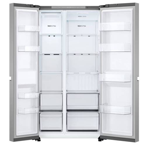 LG GC-B257KMHW — 3 полки из закалённого стекла и 2 ящика для овощей и фруктов в холодильной камере, купить онлайн в Бишкеке