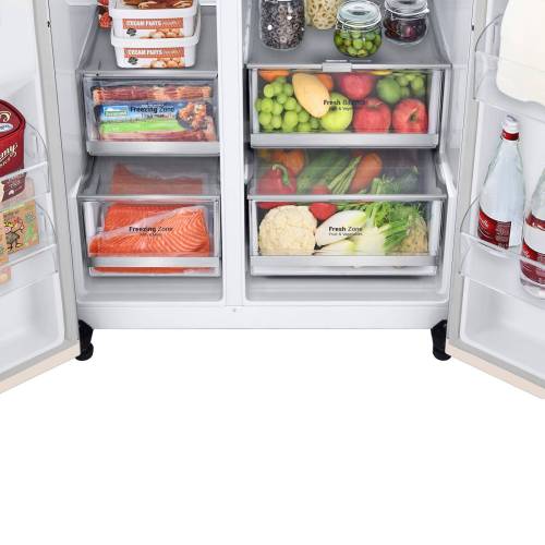 LG GC-B257SEZV — надёжный холодильник Side-by-Side с умными функциями и большим объёмом, купить онлайн в Бишкеке