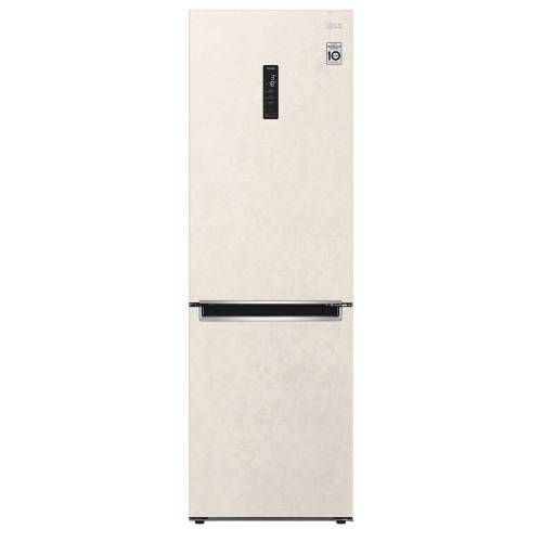 Холодильник LG GC-B459FEPW — объем 377 л, инверторный компрессор, стильный бежевый цвет, доставка по Бишкеку и Кыргызстану