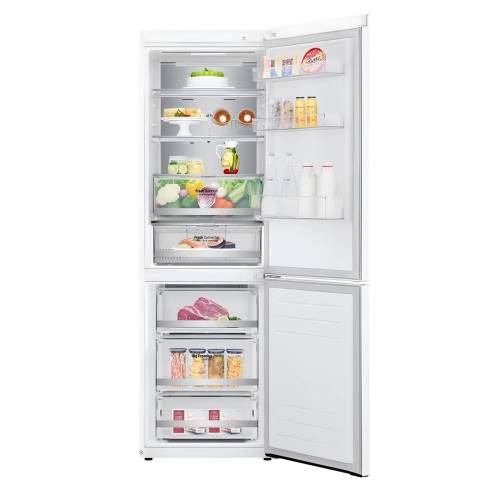 LG GC-B459SQUM — белый холодильник с инверторным компрессором и системой Total No Frost, высота 186 см, купить онлайн с доставкой по городу