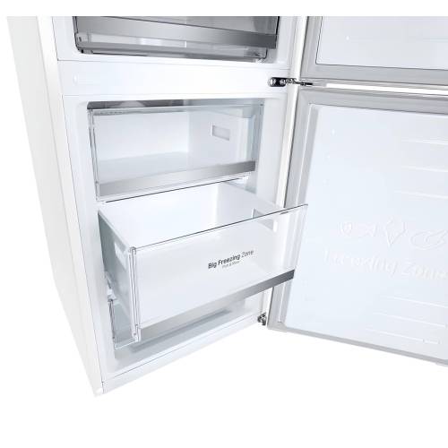 LG GC-B459SQUM — белый холодильник с инверторным компрессором и системой Total No Frost, высота 186 см, купить онлайн с доставкой по городу