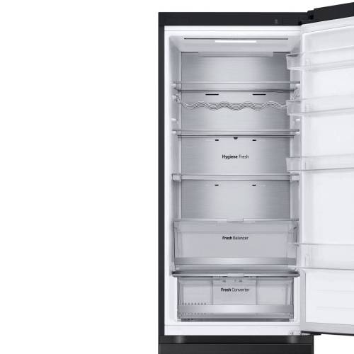 LG GC-B509FTZW — стильный чёрный матовый дизайн со скрытыми ручками и LED-дисплеем, заказать с доставкой