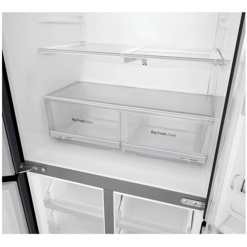 Купить холодильник LG GC-Q22FTBKL — 458 л, черный, прозрачная дверь InstaView, Door-in-Door. Доставка по Бишкеку и регионам