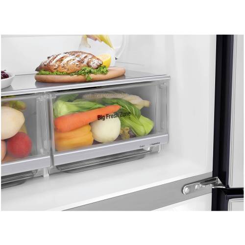Холодильник LG GC-Q22FTBKL Side-by-Side — 458 л, черный, InstaView Door-in-Door. Заказать онлайн с доставкой по Кыргызстану