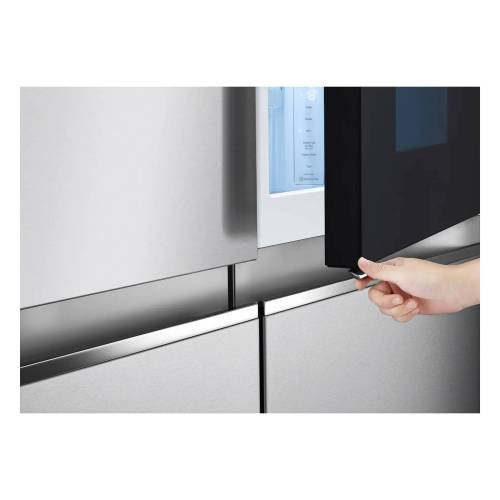 LG GC-Q257CAFV — панель из стекла становится прозрачной при двойном постукивании, купить в Бишкеке