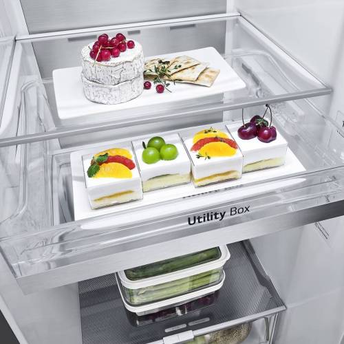 LG GC-Q257CBFV — встроенный льдогенератор и современный функционал для комфорта, заказать с доставкой