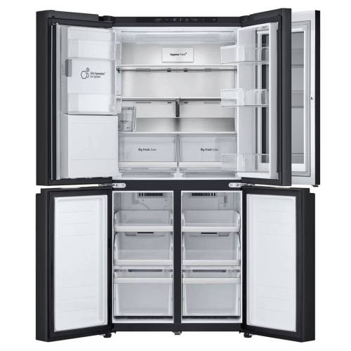 LG GC-X24FFCBB — складная, винная и выдвижная полки плюс бокс для мелких продуктов, купить с доставкой