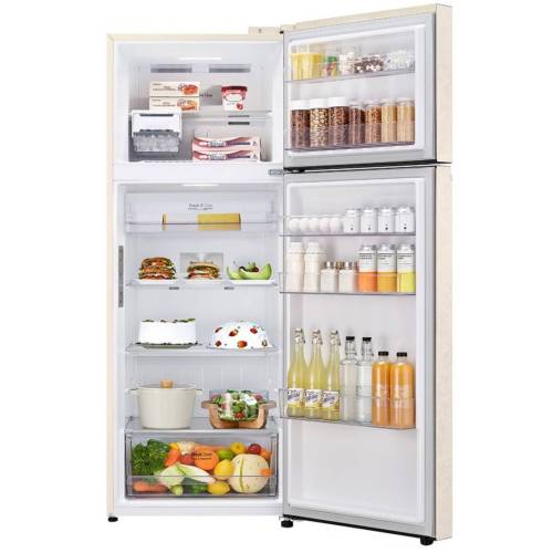 LG GN-B452SEBK — полезный объём: холодильник 300 л, морозильник 161 л — Onbir.kg