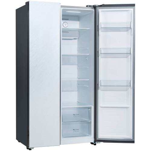 Бирюса SBS 541 TWG — морозильная камера сбоку, объём 198 л, с системой No Frost и LED-подсветкой.