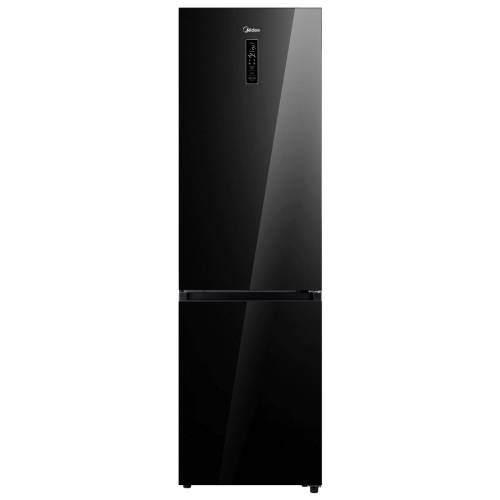Холодильник Midea MDRB521MGE22ODM — чёрное стекло, 360 л, No Frost, две зоны свежести, купить в Бишкеке, с доставкой по городу и в Кыргызстане