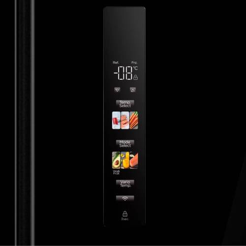 Midea MDRM691MIE22 — холодильник с закалённым стеклом, звуковой индикацией и сухой зоной свежести, купить онлайн в Кыргызстане