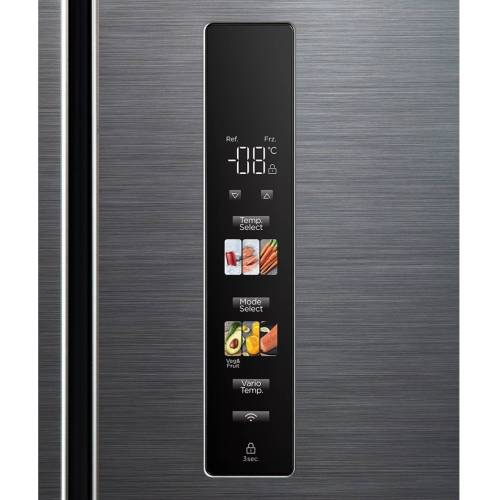 Холодильник Midea MDRM691MIE46 — нержавеющая сталь, 10 кг заморозки в сутки и дисплей на дверце, заказать по Кыргызстану