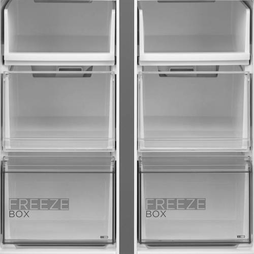 Midea MDRM691MIE46 — многодверный холодильник с суперохлаждением, блокировкой от детей и звуковой индикацией двери, купить в Кыргызстане