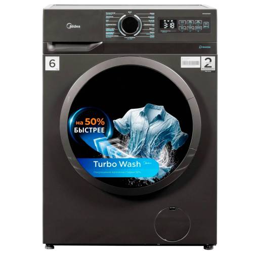 Стиралка Midea глубиной 40 см — функция пара, активаторы S-формы, защита от детей и автоочистка барабана, заказать в городе
