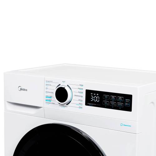 Midea MF01712BS40-W 7 кг — 15 программ, включая быструю стирку за 15 и 45 минут, паровая обработка, купить с доставкой в городе
