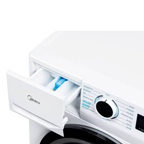 Midea MF01712BS40-W — бережная стирка деликатных тканей, дополнительное полоскание, предварительная стирка, заказать в Бишкеке