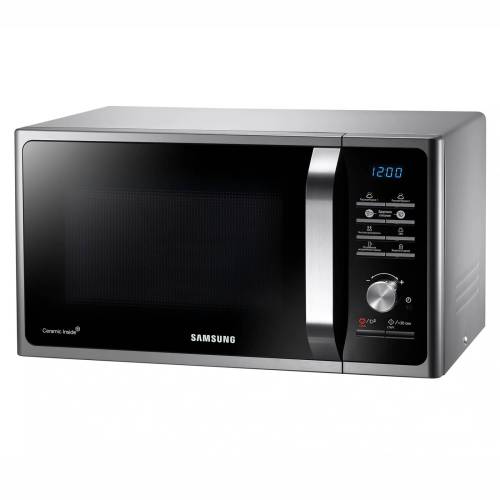 SAMSUNG MS23F302TAS — соло-модель 23 л с биокерамическим покрытием камеры. Купить с доставкой в Бишкеке