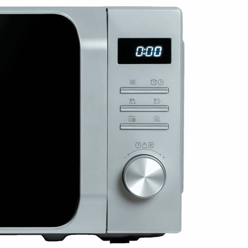 Midea AM720C2MV-S — серебристая СВЧ печь с электронным управлением и функцией разморозки. Заказать онлайн в Кыргызстане