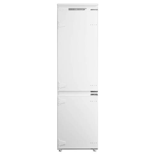 Midea MDRE414FGE01 — двухкамерная конструкция с нижней морозильной камерой (219 л + 88 л)