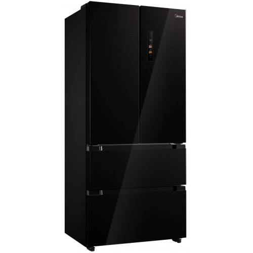 Холодильник Midea MDRF692MIE22 — Цвет: чёрное стекло — Onbir.kg Бишкек, Кыргызстан