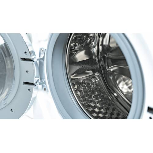 Стиральная машина Midea MFA01W70B/W-C — белый и черный цвет, энергокласс A+++, отложенный старт до 24 часов. Доставка по Бишкеку и Кыргызстану