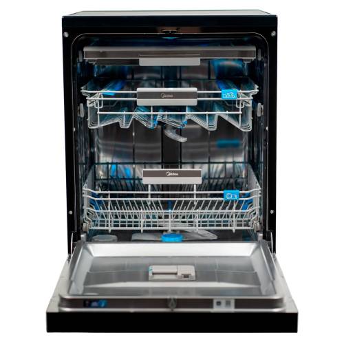 Midea MFD60S510Bi-C — дополнительные опции: самоочистка, отложенный старт, ускоренная мойка, экстра-сушка и блокировка управления