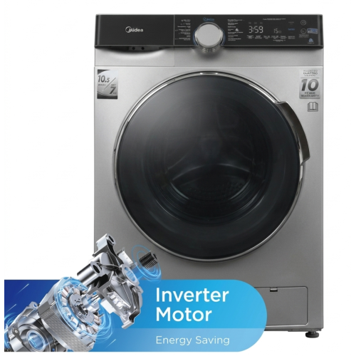 Стиральная машина Midea MFK03D105B/S 10.5 кг + сушка 7 кг — Speed Wash, 1500 об/мин ONBIR.KG