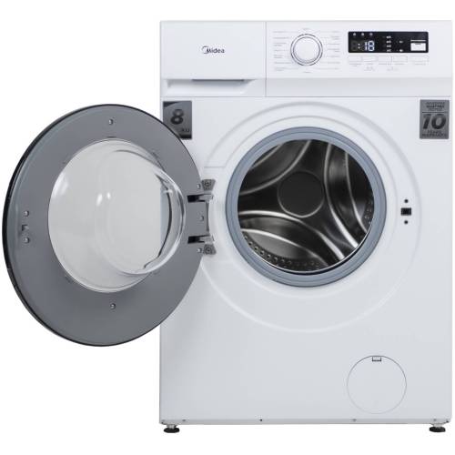 Стиральная машина Midea MFN03W80B/W — 8 кг, 1400 об/мин, белый цвет. Купить с доставкой по Бишкеку и Кыргызстану.
