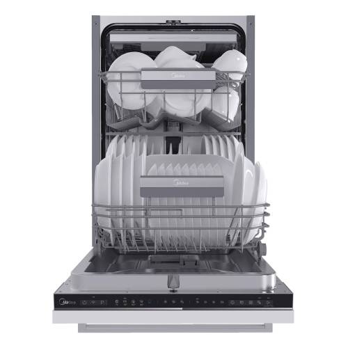 Midea MID45S160i посудомоечная машина — 3 корзины, половинная загрузка доставка Кыргызстан