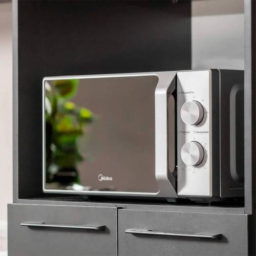 Midea MM720C2MV-S — универсальная микроволновка для дома, заказать онлайн с доставкой в Бишкеке