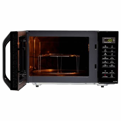 Микроволновка Panasonic NN-GT35HBZPE — сенсорное управление с ЖК дисплеем, поворотный стол диаметром 288 мм. Заказать онлайн по городу