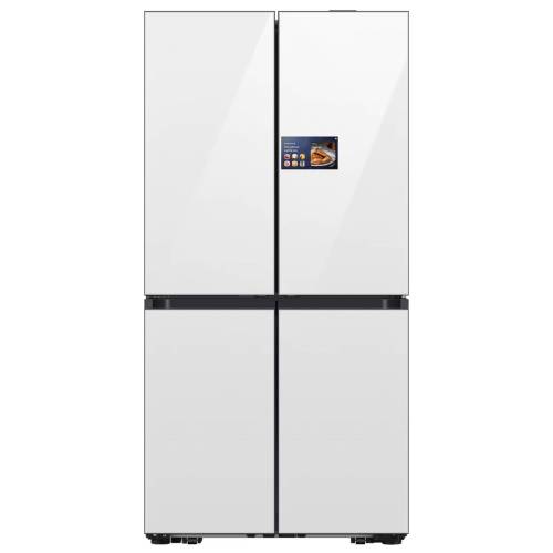 Samsung RM90F67C1WWT — передняя панель BESPOKE в цвете Clean White, автоматическое открывание дверей и 9" AI Home дисплей создают премиальный внешний вид