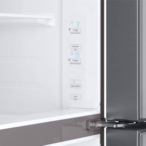 Samsung RS63R5571SL — инверторный компрессор работает тихо (41 дБА), экономично и стабильно