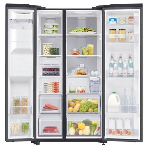 Samsung RS64R5331B4 — вместительный холодильник Side-by-Side объёмом 660 литров, купить онлайн с доставкой в Бишкеке