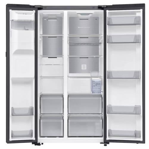 Samsung RS80F65J1FWT — вместительный холодильник Side-by-Side объёмом 660 литров, купить онлайн с доставкой в Бишкеке